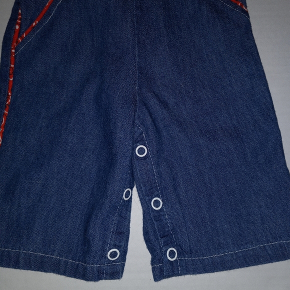 Vintage 70's-80's boys overalls shirt set. - Picture 6 of 6